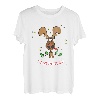 Süßes Rentier Weihnachten Feiertag Elch Weihnachtsmänner T-Shirt
