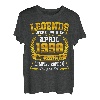 Legends April 1998 Geschenk 24 Jahre alt Geburtstag Geschenke T-Shirt