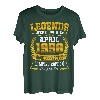 Legends April 1998 Geschenk 24 Jahre alt Geburtstag Geschenke T-Shirt