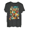 Retro Groovy Happy 100th Day of School Lehrer Kinder Jungen T-Shirt