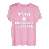 Team Schokolade Labrador Lustiges Schokoladen-Laborgeschenk T-Shirt