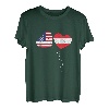 Loving Austria USA Flagge Herz Austrian Americans Love T-Shirt