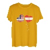 Loving Austria USA Flagge Herz Austrian Americans Love T-Shirt