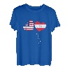 Loving Austria USA Flagge Herz Austrian Americans Love T-Shirt