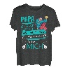 Herren Vatertag Papa Superheld versucht das beste Geschenk Vater T-Shirt
