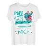 Herren Vatertag Papa Superheld versucht das beste Geschenk Vater T-Shirt