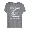 Herren Shirt Fahrrad MTB Bike Geschenk | KEINE GNADE FÜR DIE WADE T-Shirt