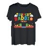 Super Dad, lustiger Vater, Vatertag, Gamer Daddy Super Daddio T-Shirt
