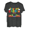 Super Dad, lustiger Vater, Vatertag, Gamer Daddy Super Daddio T-Shirt