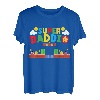 Super Dad, lustiger Vater, Vatertag, Gamer Daddy Super Daddio T-Shirt