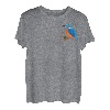 Eisvogel Vogel Tiermotiv Zeichnung Ornithologe Gartenvogel T-Shirt