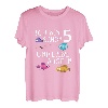 Kinder Kinder Ich bin schon 5 und liebe Angeln 5.Geburtstag Fische T-Shirt