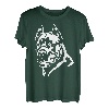 Weißes Portrait Cane Corso Hundebesitzer T-Shirt