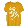 Weißes Portrait Cane Corso Hundebesitzer T-Shirt
