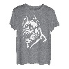 Weißes Portrait Cane Corso Hundebesitzer T-Shirt