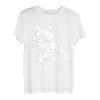 Weißes Portrait Cane Corso Hundebesitzer T-Shirt