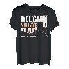 Belgischer Malinois Papa Schäferhund Rasse K9 Einheit Besitzer Papa Man T-Shirt