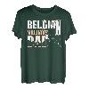 Belgischer Malinois Papa Schäferhund Rasse K9 Einheit Besitzer Papa Man T-Shirt