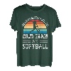 Herren Unterschätzen Sie nie einen alten Mann am Softball-Vatertag T-Shirt