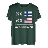 Finnish Gifts for Men Suomi T-Shirt Finnland Flag Shirt Damen T-Shirt