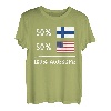 Finnish Gifts for Men Suomi T-Shirt Finnland Flag Shirt Damen T-Shirt