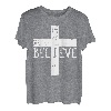 I Believe Cross God Jesus Faith Christian Herren Damen Kinder T-Shirt