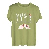 Schere Stein Papier Kreissäge Tischler Zimmerer Handwerker T-Shirt