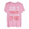 Geburtstag 59 Jahre Geschenkidee Originelle Lustige Herren Damen T-Shirt