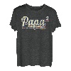 Herren Für Papa zur Geburt, zweites Kind, Papa hoch 2 T-Shirt