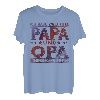 Herren Ich habe zwei Titel Papa und Opa Shirts T-Shirt