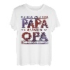 Herren Ich habe zwei Titel Papa und Opa Shirts T-Shirt