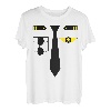 Pilot Kostüm T Shirt Einfache Piloten Verkleidung Idee