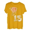 Vintage Basketball Trikot Nummer 15 T-Shirt Spieler Nummer T-Shirt