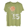 Vintage Basketball Trikot Nummer 15 T-Shirt Spieler Nummer T-Shirt