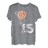 Vintage Basketball Trikot Nummer 15 T-Shirt Spieler Nummer T-Shirt