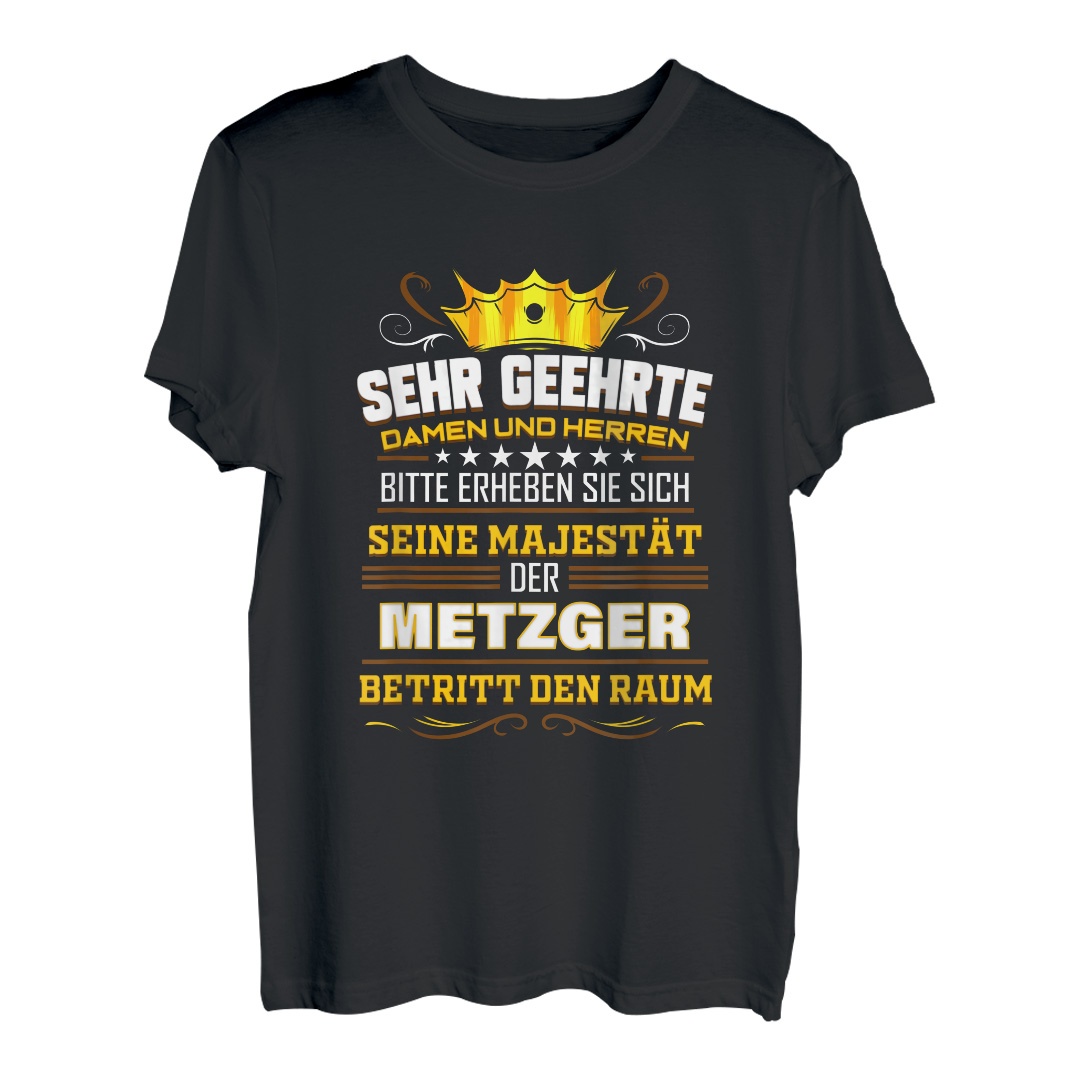 Herren Metzger Lustiges Geschenk für Fleischer Metzgerei Schlachter T-Shirt