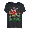Santa Christmas Reiten Monster Truck Jungen Kinder Familie T-Shirt