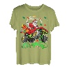 Santa Christmas Reiten Monster Truck Jungen Kinder Familie T-Shirt