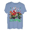 Santa Christmas Reiten Monster Truck Jungen Kinder Familie T-Shirt
