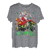 Santa Christmas Reiten Monster Truck Jungen Kinder Familie T-Shirt