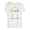 Herren Stolzer Papa Fussball Sohn Kind Vatertagsgeschenk T-Shirt