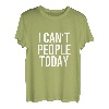 I Can't People - Lustiger Cooler Einsamkeit Spruch Englisch T-Shirt