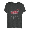 Niedlicher Einkaufswagen mit Herzen | Einkaufswagen T-Shirt