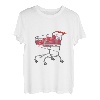 Niedlicher Einkaufswagen mit Herzen | Einkaufswagen T-Shirt
