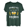 Thomas Vorname Geschenk Geburtstag Lustiges Bier Sprüche T-Shirt
