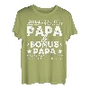 Herren Ich habe Zwei Titel Papa und Bonus Papa Bonuspapa T-Shirt