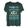 Herren Unterschätze niemals einen alten Mann auf Skiern - Skifahren T-Shirt