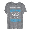 Herren Unterschätze niemals einen alten Mann auf Skiern - Skifahren T-Shirt