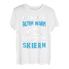 Herren Unterschätze niemals einen alten Mann auf Skiern - Skifahren T-Shirt