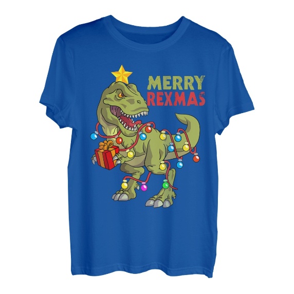 Dinosaurier Weihnachten Merry Rexmas Kinder Jungen Kleinkind Dino T-Shirt -  Hapfox
